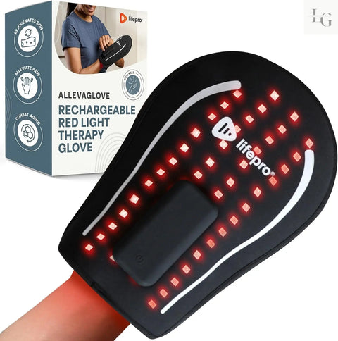 Red Light Therapy Foot and Ankle Wrap, Comfortable and Portable, One-Size-Fits-All, 2 Effective Wavelengths, Invisible Near-Infrared Red Light Therapy Glove for Joints, Muscles and Stiffness Lustre & Grace Boutique